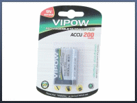 Accu rechargeable 6F22 (9 V) 200 mAh Vipow