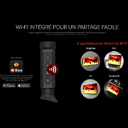 Monoculaire thermique avec télémètre laser intégré ATN BLAZEHUNTER 650 LRF 3.5-28x