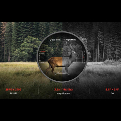 PACK Lunette jour et nuit HIKMICRO ALPEX 4K A50EL avec télémètre + Lampe IR 940nm + Support de lampe IR