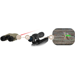 Jumelles télémétriques laser 10x42 3000m - ATN LRF 3000