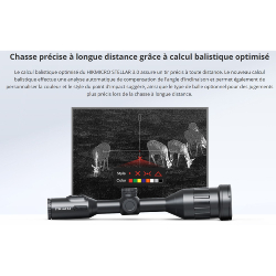 HIKMICRO STELLAR SQ35L 3.0 - Lunette de vision thermique avec télémètre laser intégré + Jumelles 8x42 offertes !
